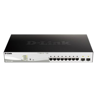 4. D-Link DGS-1210-10MP Zarządzany L2 Gigabit Ethernet (10/100/1000) Obsługa PoE Czarny, Szary