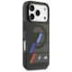 4. Etui BMW M IML Metal Buttons Tricolor Lines MagSafe na iPhone 17 Pro - czarne