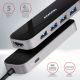 2. Axagon HMC-6H4A stacja dokująca Przewodowa USB 3.2 Gen 1 (3.1 Gen 1) Type-C Czarny, Szary
