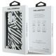 7. Etui Karl Lagerfeld IML Zebra Pattern & Cord na iPhone 16 - czarne