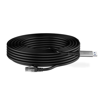 4. Digitus Kabel USB-A - RJ45 Ethernet, 1 Gbit/s, 15 m