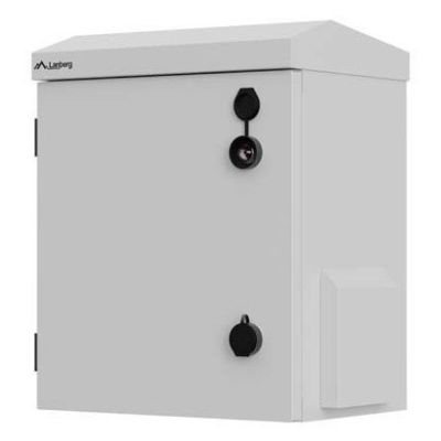 11. SZAFA RACK WISZĄCA 10" HERMETYCZNA IP55 MONTAŻ NA ŚCIANIE/SŁUPIE 320X220X400 SZARA LANBERG (ZŁOŻONA)