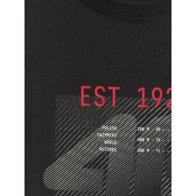 7. T-shirt regular z nadrukiem męski 4F 4FRSS26TTSHM4039-20S