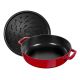 3. Głęboka patelnia do duszenia z pokrywką Staub - 24 cm, Czerwony