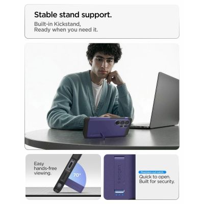 10. Etui Spigen Tough Armor Mag MagSafe na Samsung Galaxy S26 Ultra - fioletowe