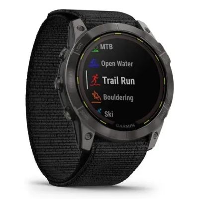 10. Zegarek sportowy Garmin Enduro 2 Solar Black Carbon Gray DLC Ti Ultrafit Band 010-02754-01