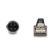 2. DeLOCK Kabel M12 D-coded 4 pin, męski na RJ45 męski PUR (TPU), 5 m