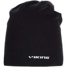 Czapka multifunkcyjna dla dorosłych VIKING Mundo Merino czarna   one size