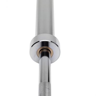 6. Gryf olimpijski łamany 13,5 kg / 1500 mm z zaciskami HMS GOL200