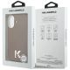 8. Etui Karl Lagerfeld Karl Head Logo MagSafe do iPhone 17 - brązowe