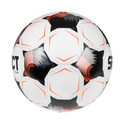 2. Piłka nożna Select Club v26 FIFA Basic biało-czarno-pomarańczowa 1016691/120084