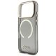 6. Etui Guess IML Glitters Script Strap MagSafe na iPhone 17 Pro - czarne
