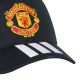 3. Czapka z daszkiem dla dzieci adidas Manchester United czarna KT0654