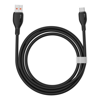 5. Kabel Baseus Pudding Series 100W USB-A - USB-C 2m - czarny