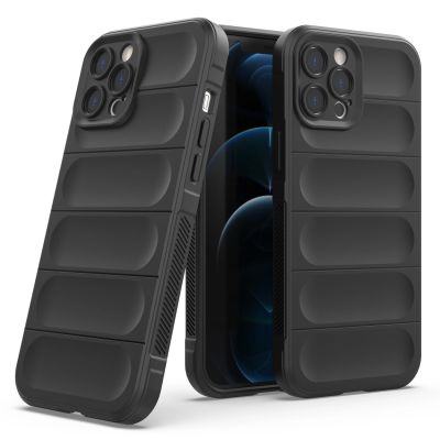 6. Magic Shield Case etui do iPhone 12 Pro Max elastyczny pancerny pokrowiec ciemnoniebieski