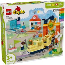 LEGO DUPLO 10428 Duży interaktywny pociąg miejski