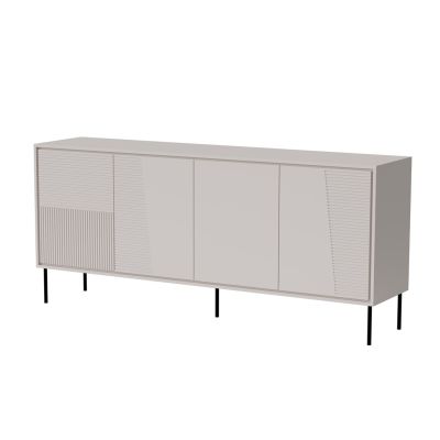 Komoda 4D ABI 200x45x88 kaszmir mat