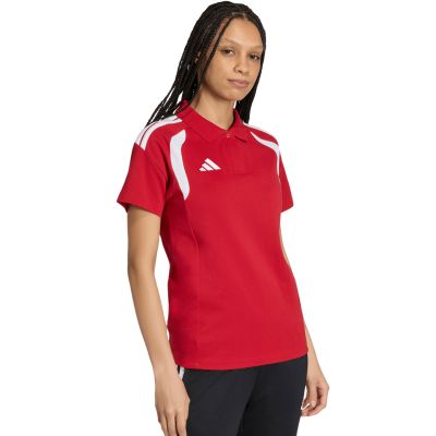 Koszulka damska adidas Tiro 26 League Polo czerwona KF9099