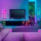 6. Twinkly Candies – 100 Lampki w kształcie pereł RGB LEDs, zielony przewód, USB-C