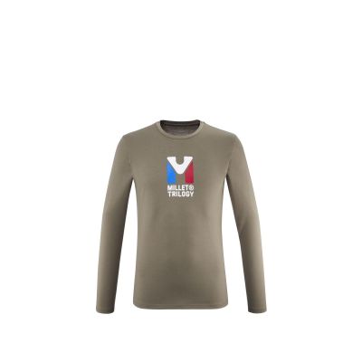 Koszulka MILLET M CHAMONIX TRI TS LS brązowa