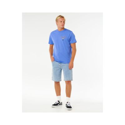 2. Koszulka męska RIP CURL Fade Out Icon Tee niebieska