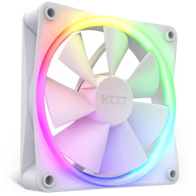 NZXT F120 RGB Triple Pack Obudowa komputera Wentylator 12 cm Biały 3 szt.