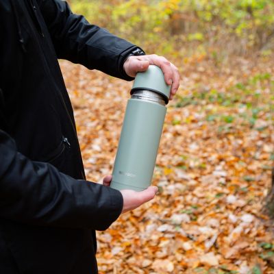 11. Termos Meteor 1000 ml wycieczkowy, turystyczny, do domu, pracy 17249 2 kubki