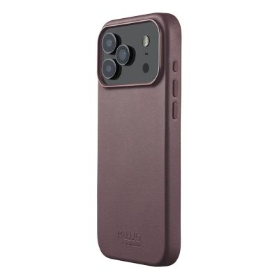 Mujjo Leather Case - etui skórzane do iPhone 17 Pro Max kompatybilne z MagSafe (bronze red)