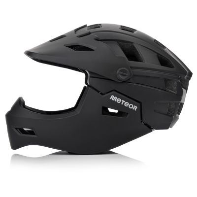 3. Kask rowerowy full-face Meteor Hydra S 51-55 cm czarny