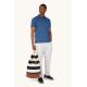 3. Torba z tkaniny unisex Paul&Shark granatowo-ecru 26418102-H21 - elegancka i praktyczna