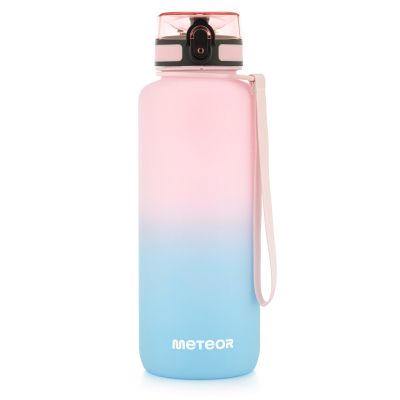 Bidon sportowy Meteor 1500 ml różowy/niebieski