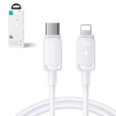 2. Kabel Joyroom Multi-Color Series A14 USB-C / Lightning 30W 1.2 m - biały