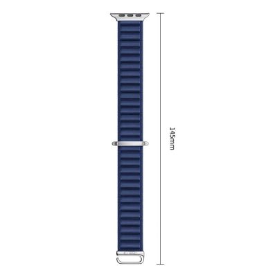 3. Pasek Tech-Protect Nylon Pro na Apple Watch 44 / 45 / 46 / 49 mm - granatowy