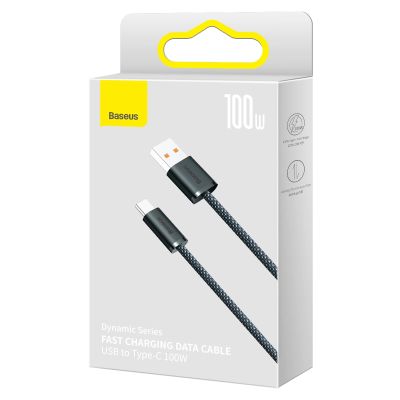 5. Baseus Dynamic Series kabel USB - USB Typ C 100W 1m szary (CALD000616)