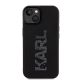 3. Etui Karl Lagerfeld 3D Rubber Glitter Logo na iPhone 15 - czarne