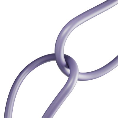 6. Kabel Puro ICON USB-C - USB-C 1,5m - fioletowy