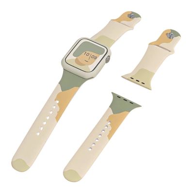 2. Silikonowy pasek Strap Moro bransoletka do zegarka opaska do Apple Watch 42 / 44 / 45 / 49 mm - wzór 6