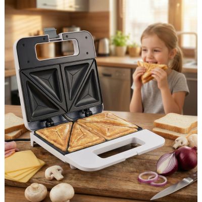 17. Opiekacz do kanapek Esperanza PARMIGIANO EKT010W (1000W; kolor biały)