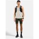 4. Koszulka tech. bez rękawów męska ODLO Tank crew neck ZEROWEIGHT CHILL-TEC beżowa
