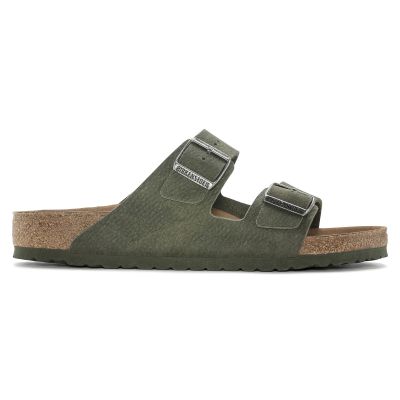 6. Klapki Birkenstock Arizona Vegan Microfaser Regular damskie-męskie Desert Dust Thyme na szeroką stopę wegańskie (1024550)
