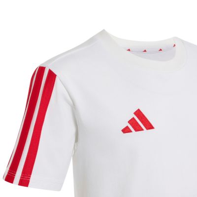 4. Koszulka dla dzieci adidas FC Bayern Muenchen biało-czerwona KG2591