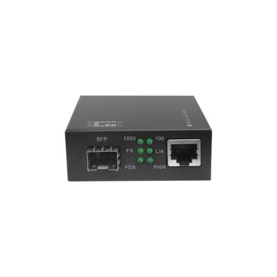 5. LevelOne GB Konwerter RJ45->SFP 1Gbps PoE PSE 30W