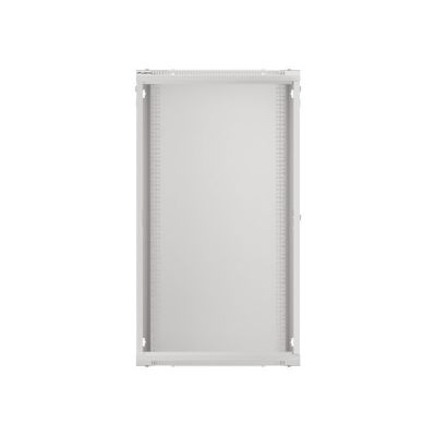 10. Szafa rack Lanberg WF01-6422-10S (22U; 1080mm / 600mm / 450 mm; wisząca; Szklane; 19''; kolor szary)