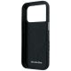 7. Etui Mercedes Leather Semi Wrap Wood Effect MagSafe na iPhone 17 Pro / 18 Pro - czarne