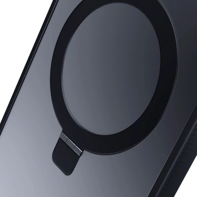 15. Etui 3mk Smoke Case Mag&Stand na Apple iPhone 16 - czarne
