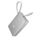 3. Powerbank Baseus PicoGo 10000mAh 45W z wyświetlaczem cyfrowym z wbudowanym kablem USB-C - tytanowy