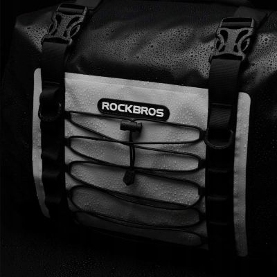 5. Torba motocyklowa Rockbros AS-010BGR wodoodporna - szara