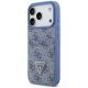 2. Etui Guess 4G nauble Card Triange na iPhone 18 Pro / 17 Pro - niebieskie