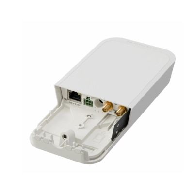 3. Router Mikrotik wAP LoRa8 kit - przepływność 300 Mbps, LAN 10/100 Mbps, zasilanie 9-30V, montaż na suficie, biała obudowa, antena wewn. i zewn., Atheros QCA9531 650 MHz, 16 MB Flash