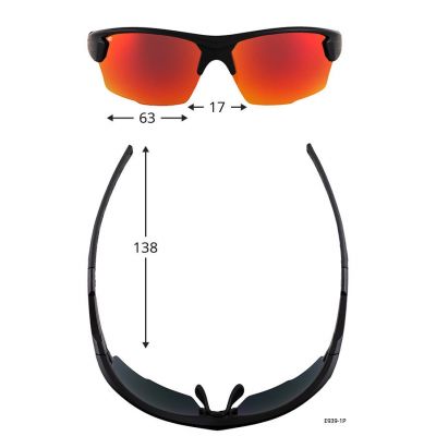 2. Okulary GOGGLE FRANK E929-3P brown demi/ yellow